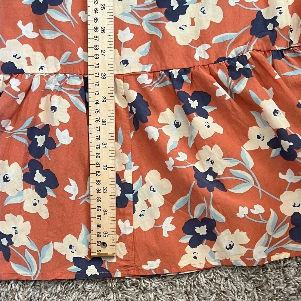 Like New! Gap Floral Maxi Skirt Ruffle in Size 4